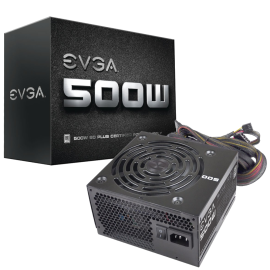 EVGA 500 W1 80+, 500W 3 Year Warranty Power Supply EVGA 500 W1 80+, 500W 3 Year Warranty Power Supply