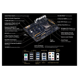 Gigabyte LGA 2011 3 X99 4 Memory DIMMs 4 Way SLI Support Gigabyte LGA 2011 3 X99 4 Memory DIMMs 4 Way SLI Support