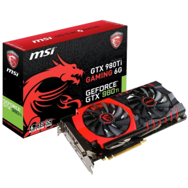 MSI GTX 980Ti GAMING 6G   NVIDIA GeForce PCI Express MSI GTX 980Ti GAMING 6G   NVIDIA GeForce PCI Express